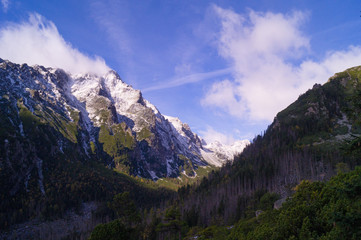 Fototapeta premium Valley. Tatransky narodny park. Vysoke Tatry. Slovakia.