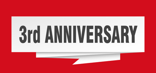 3rd anniversary