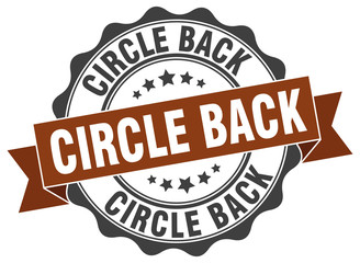 Obraz premium circle back stamp. sign. seal