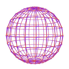 Geometric abstract composition of metallic pink cube , cylinder, glass sphere ball and cone in pastel corner background, for product display mock up. 3D rendering. - Illustration