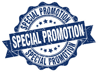 special promotion stamp. sign. seal