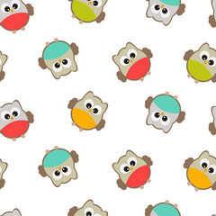 Vector texture into the theme of birds.