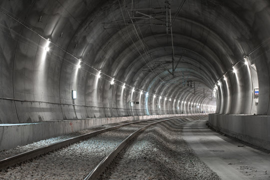 Fototapeta tunel kolejowy