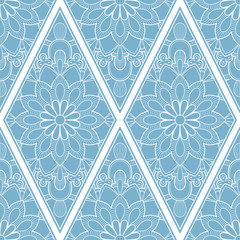 Line art seamless pattern for fabric or wrapping paper. Background with hand-drawn elements