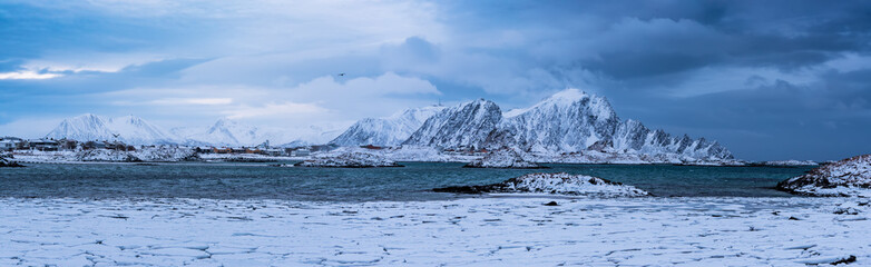 Winter Norway lake