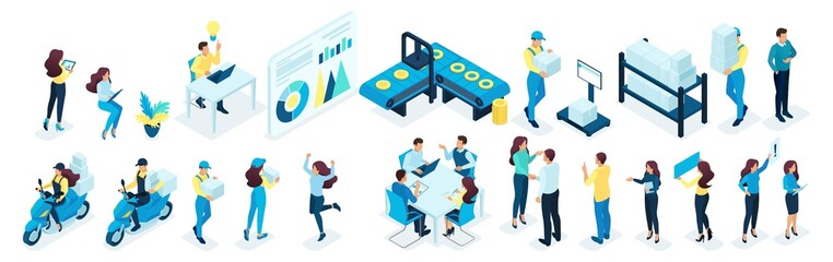 Set People for Vector Illustration