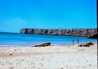 Fototapeta na wymiar beach and sea in Algarve, Portugal
