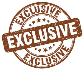 exclusive brown grunge round vintage rubber stamp