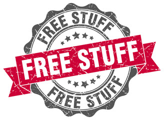 Obraz premium free stuff stamp. sign. seal