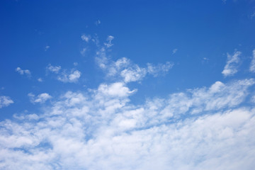 Blue sky background with cloud.