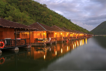 Fototapeta premium house on the river