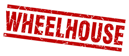 square grunge red wheelhouse stamp © Aquir