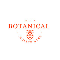 Botanical, Leaf, Natural logo icon design template elements - Vector 