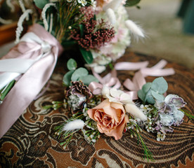 Wedding decoration bouquet and flowers