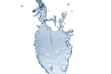 Water splash isolated this has clipping path.