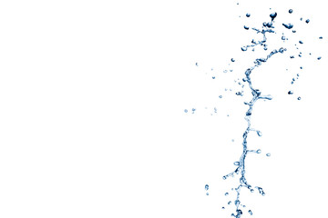 Water splash isolated this has clipping path.