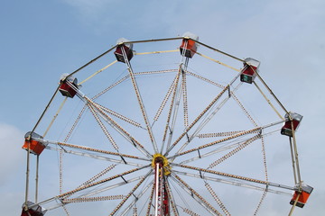 A Vintage Big Wheel Fun Fair Amusement Ride.