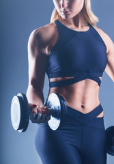 Fototapeta premium Fitness girl