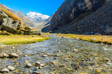 Beautiful landscape of Hampta Pass Trek in Himachal Pradesh, India
