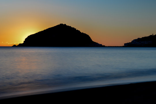Tramonto in spiaggia