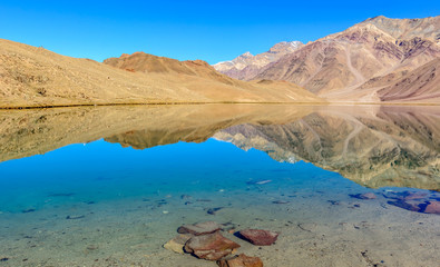 Chandratal Lake is a high altitude lake in Spiti valley. Also known as lake of the moon
