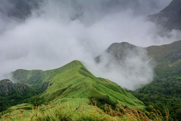 Munnar (also known as tea capital of India) during Monsoon in Kerala, India
