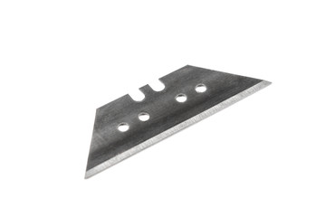 Blades for utility knife isolated on white background. 