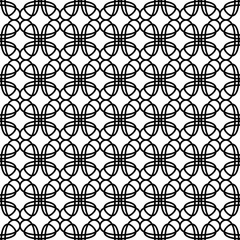 Seamless black and white minimal geometric pattern vector background. Perfect for wallpapers, pattern fills, web page backgrounds, surface textures, textile