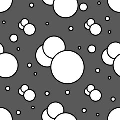 Seamless black and white minimal geometric pattern vector background. Perfect for wallpapers, pattern fills, web page backgrounds, surface textures, textile