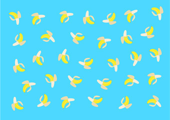 banana emoji pattern vector