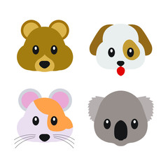 Set on animal emojis