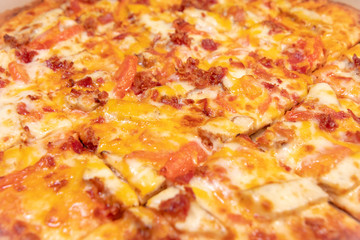 Thin pizza