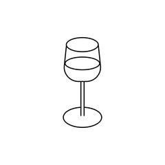 Glass with drink icon