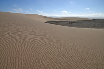 Fototapeta na wymiar Sanddünen der Skelettküste (Dorob Nationalpark) in Namibia