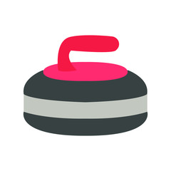 Curling emoji vector