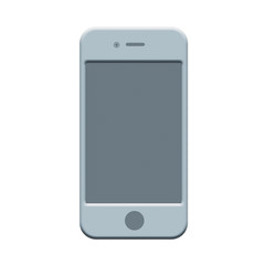 Smartphone, Mobile Phone Icon Isolated On White Background