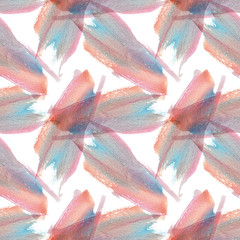 Colorful Watercolor Spots seamless pattern.
