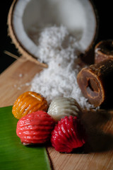 Ang ku kueh or chinese red tortoise cake is a traditional Asian dessert pudding made from glutinous rice flour with a salty or sweet filling. Chinese New Year Cake