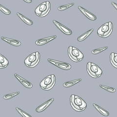 Avocado seamless pattern.
