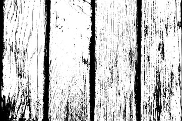 Distressed wooden planks overlay texture. Vector illustration. Wood grain background.