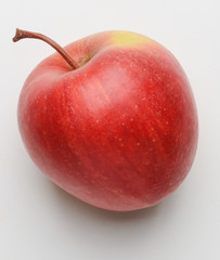 Close up on red apple