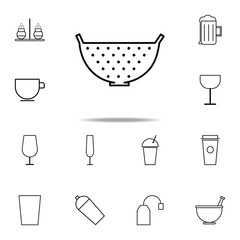 sieve icon. kitchen icons universal set for web and mobile