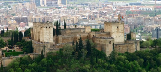 Fototapeta na wymiar Alhambra in Granada. Historical city of Andalusia. Spain
