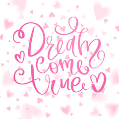 Vector hand drawn lettering phrase. Modern brush calligraphy.