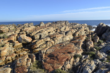 Rocks by Indian ocean
