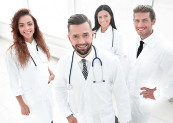 Fototapeta premium portrait of a professional team of doctors