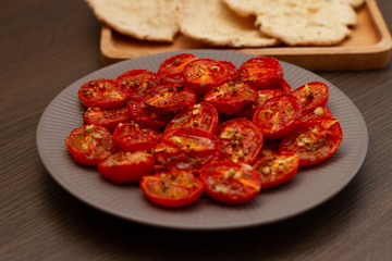 dried Cherry Tomatoes and Cakes