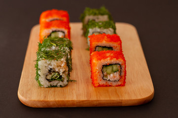 Sushi set, Japanese food