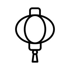 Fototapeta premium Lampion icon