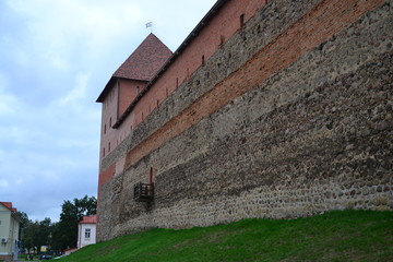 Fototapeta na wymiar Castle in Lida. Belarus
